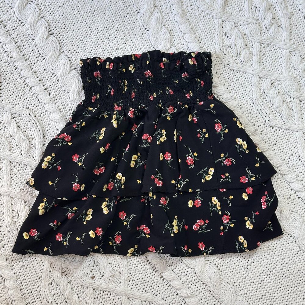 Floral Layered Skirt (S)